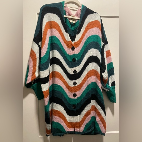 Farm rio Wave Gradient Colorful Cardigan - Picture 4 of 5